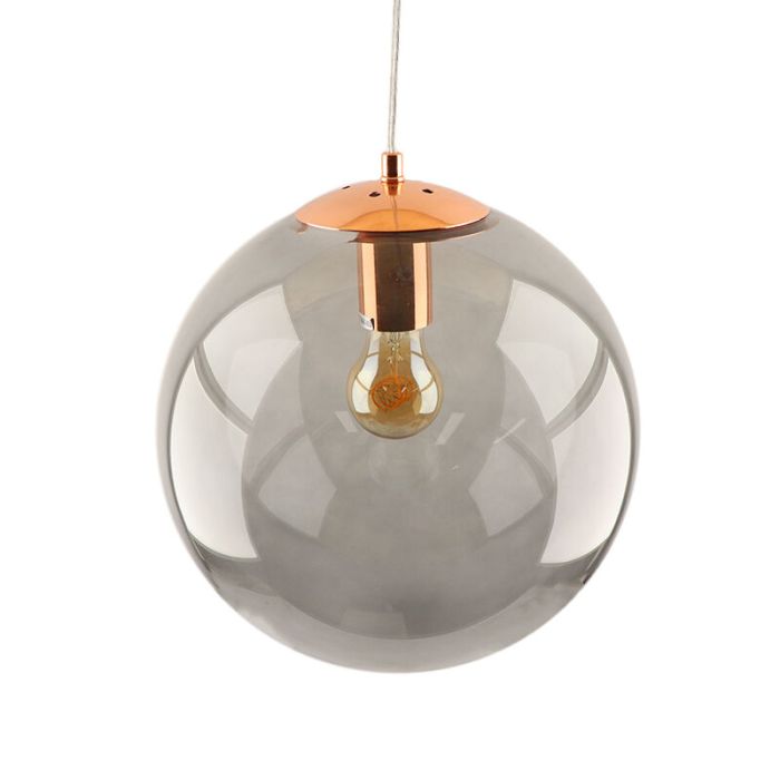 Design pendel lampe spisebord kobber, Dolf