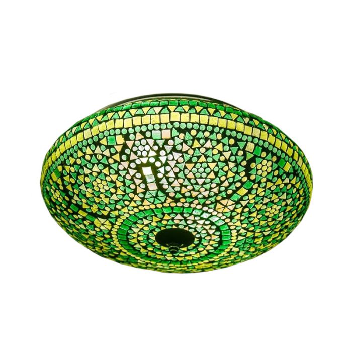 Grøn orientalsk plafond mosaik, Louay