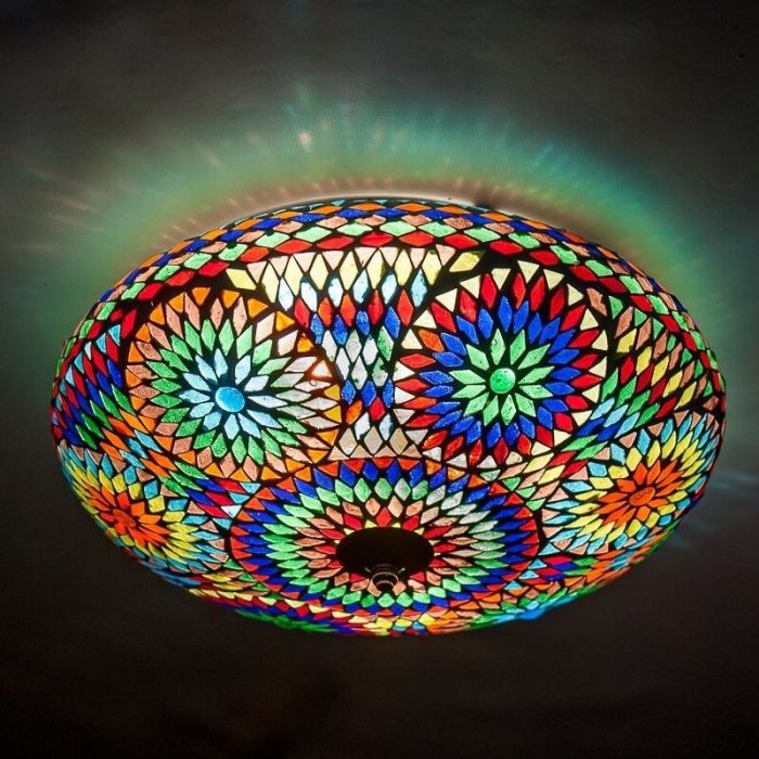 Multi-Farvet orientalsk plafond mosaik, Louay