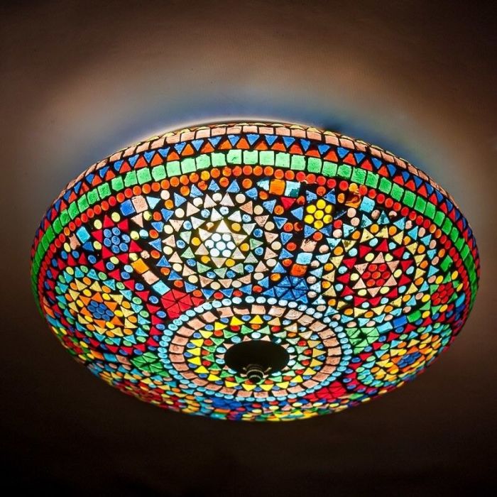 Multi-Farvet orientalsk plafond mosaik, Louay