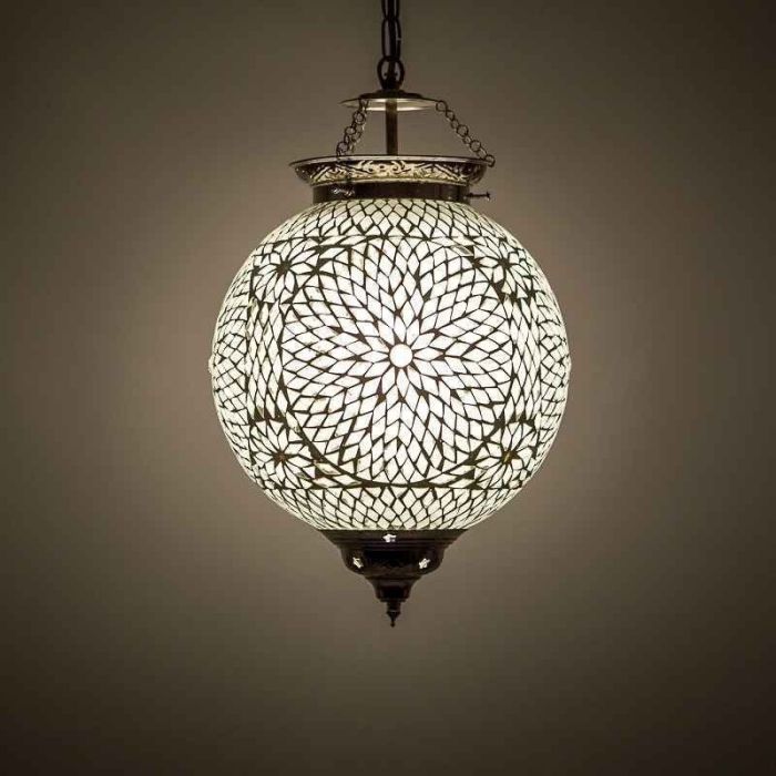 Gennemsigtig orientalsk pendler lampe mosaik, Aziza
