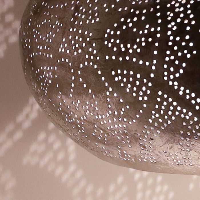 Sølv orientalsk pendler lampe filigran, Zina