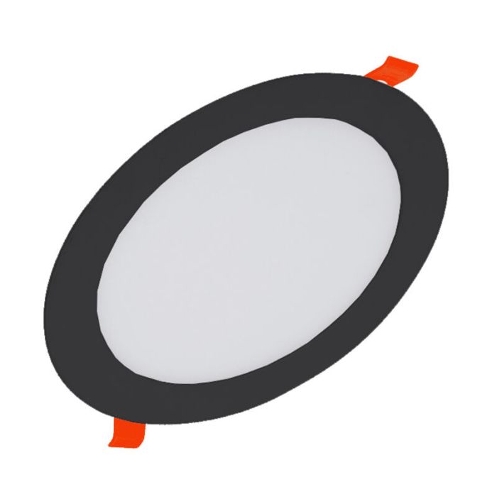 Sort downlight aluminium, Umbriel, 12W, 4000K LED, IP44