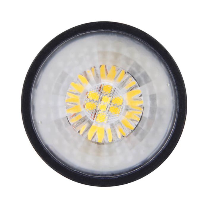Dimmbare GU10 LED lampe Antonie, sort, 3W, 4000K