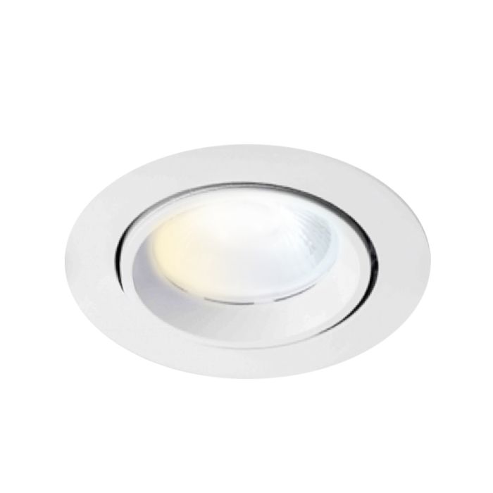 Hvid downlight aluminium, Shanaya, 30W, white switch LED