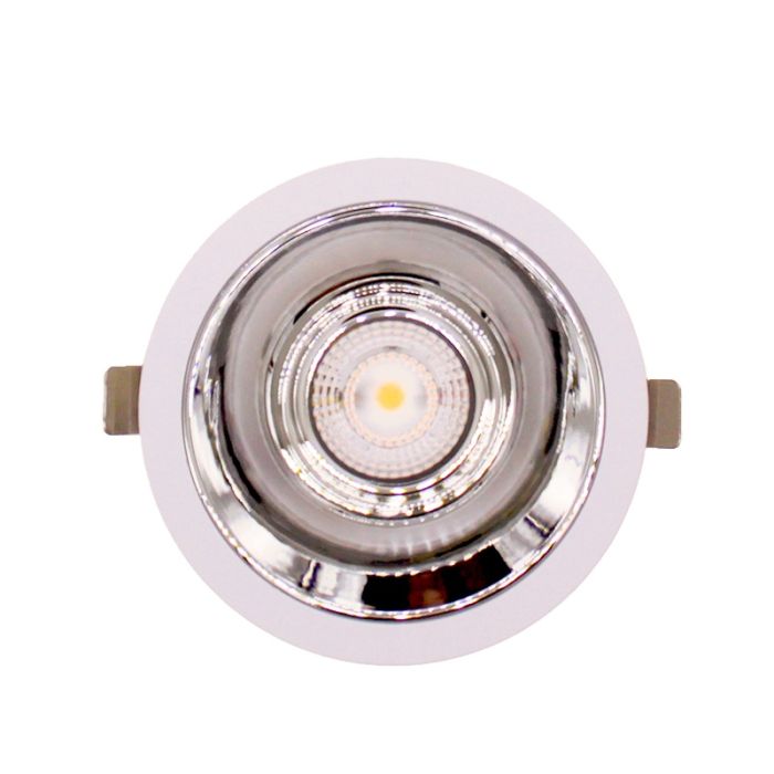 Hvid downlight aluminium, Maud, 16W, white switch LED, IP22