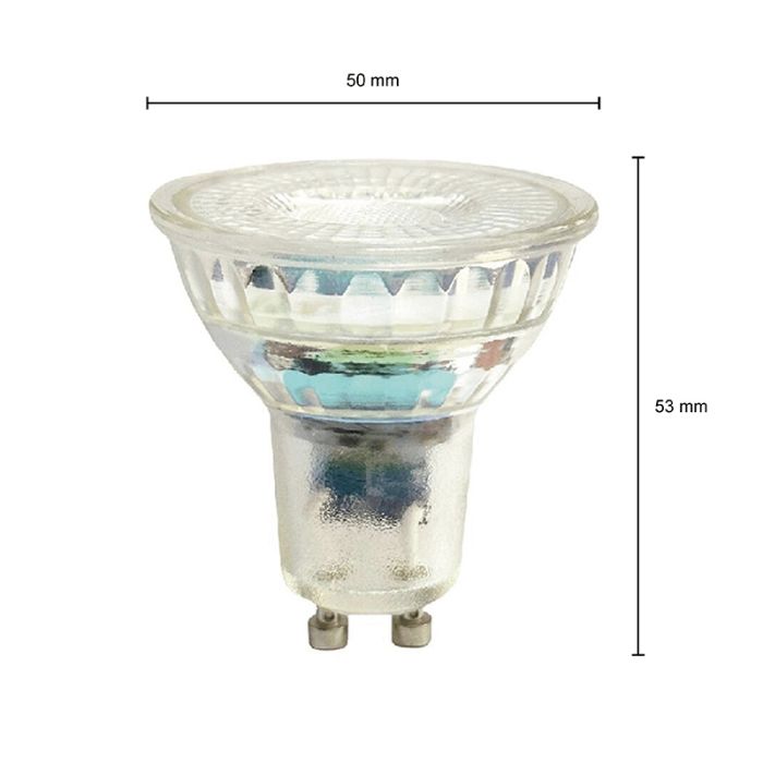 Dimmbare GU10 LED pære Antonie, 7W, dim to warm