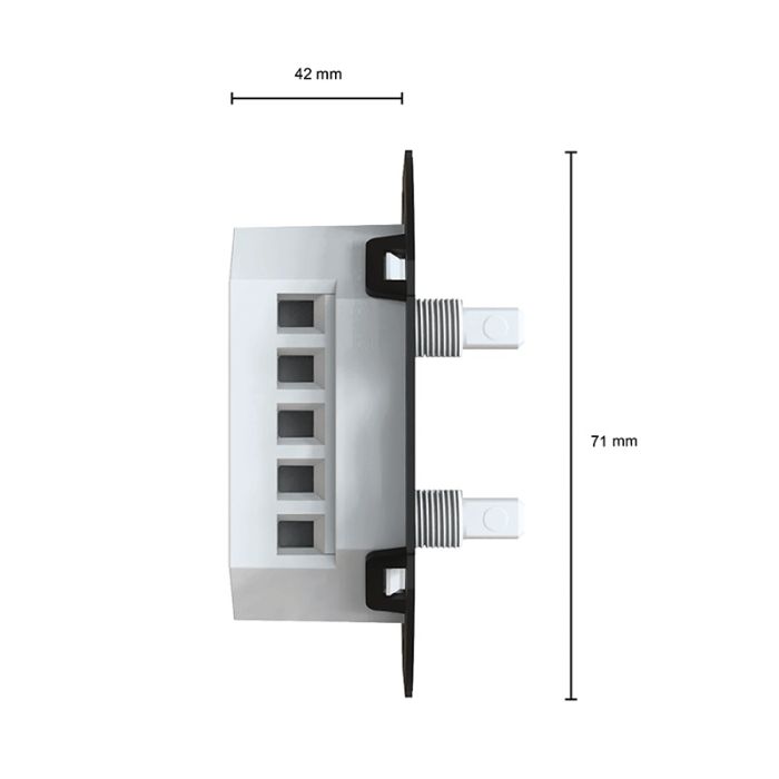Dobbelt LED lysdæmper 0-200W