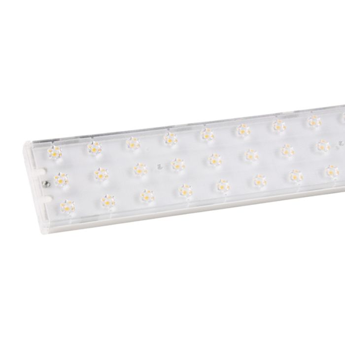 Hvid 3-faset skinnelampe Tora, 27W, 5000K, 60 cm, Pro