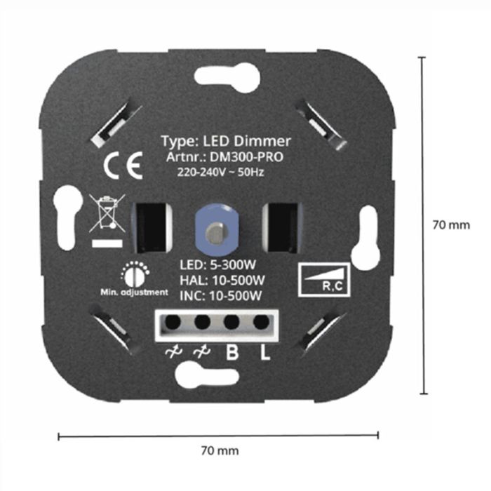 LED-dæmper - 5-300W