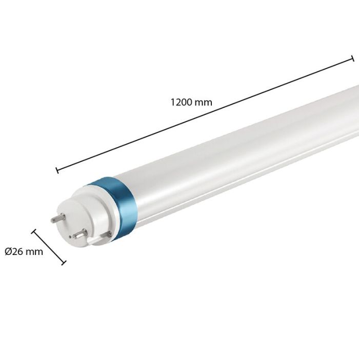 120 cm Bisolux LED lysstofrør - 3000K - 20W - 2800 lm