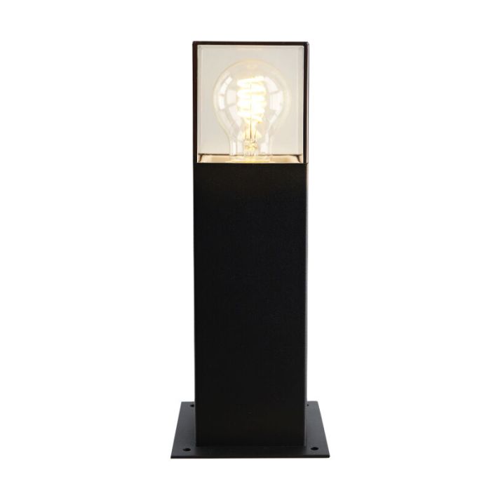 Modern udendørslampe sort, Sanel, IP44