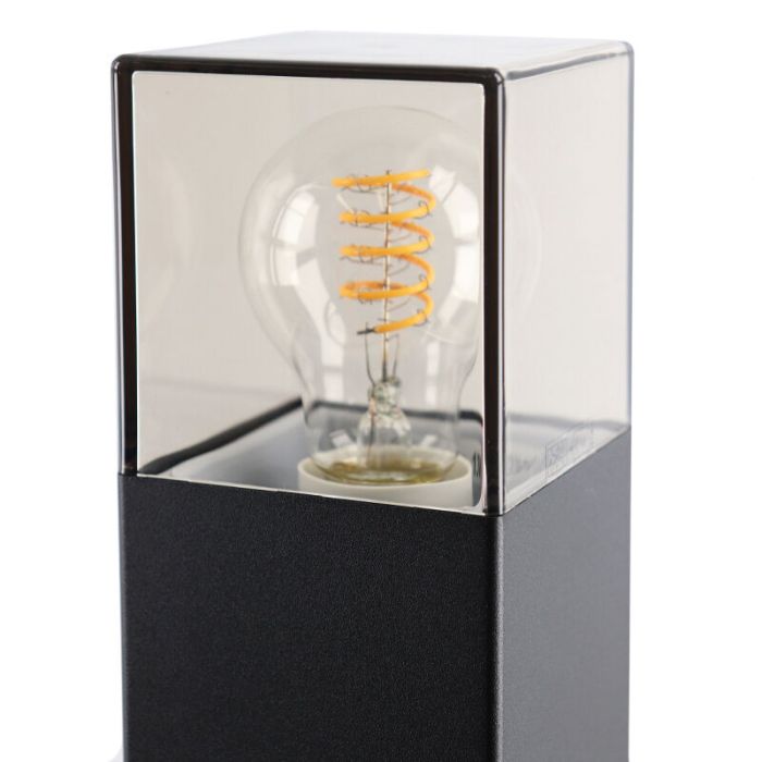 Modern udendørslampe sort, Sanel, IP44