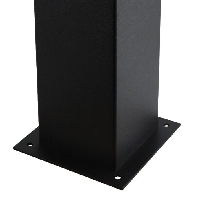 Modern udendørslampe sort, Sanel, IP44