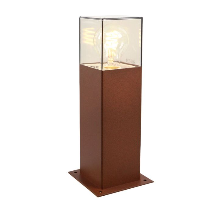 Modern udendørslampe rustfarvet, Sanel, IP44
