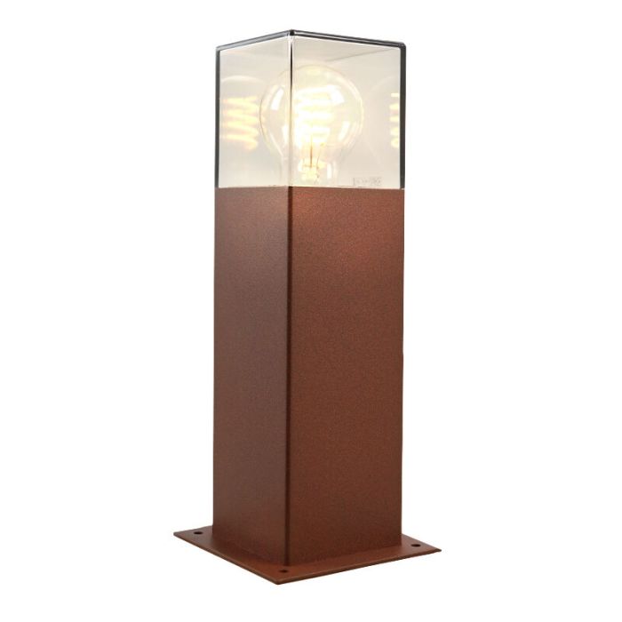Modern udendørslampe rustfarvet, Sanel, IP44