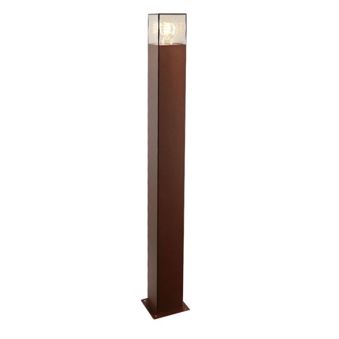 Modern udendørslampe rustfarvet, Sanel, IP44