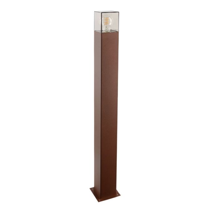 Modern udendørslampe rustfarvet, Sanel, IP44