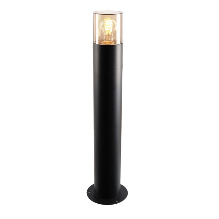 Modern udendørslampe sort, Sanel, IP44
