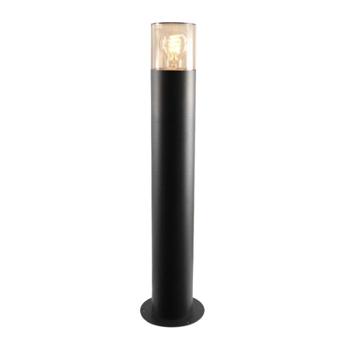Modern udendørslampe sort, Sanel, IP44