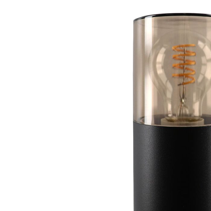Modern udendørslampe sort, Sanel, IP44