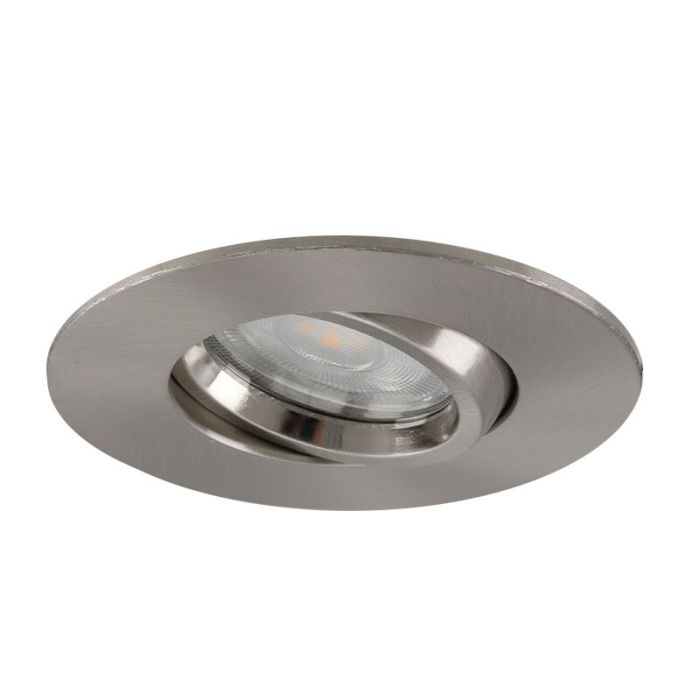 Aluminium indbygningsspot badeværelse nikkel, Jill, IP44