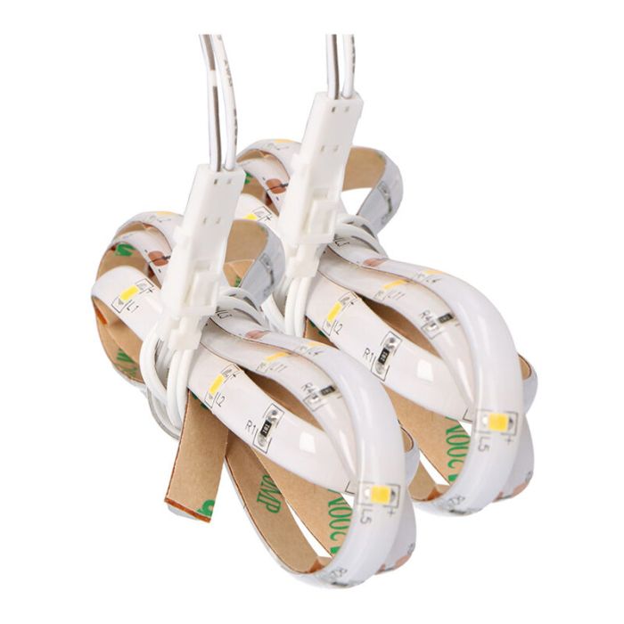 Forlængersæt dæmpbare trappe LED strips, 2 LED strips 2700K