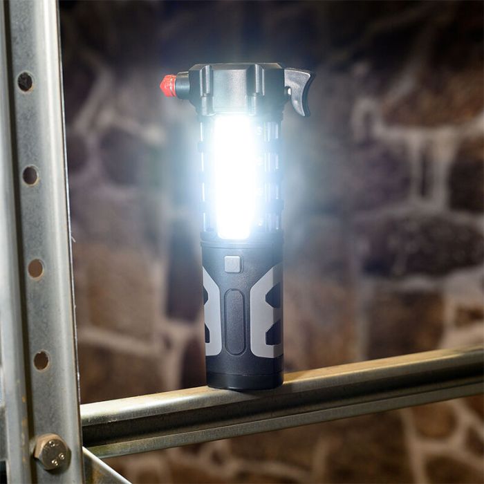 Sort håndlampe plast, Charley, 3W, 6500K LED