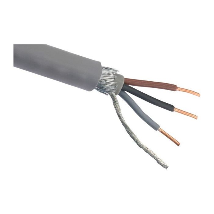 10 meter Jordkabel XMVK-AS 3 x 2,5 mm, Grå