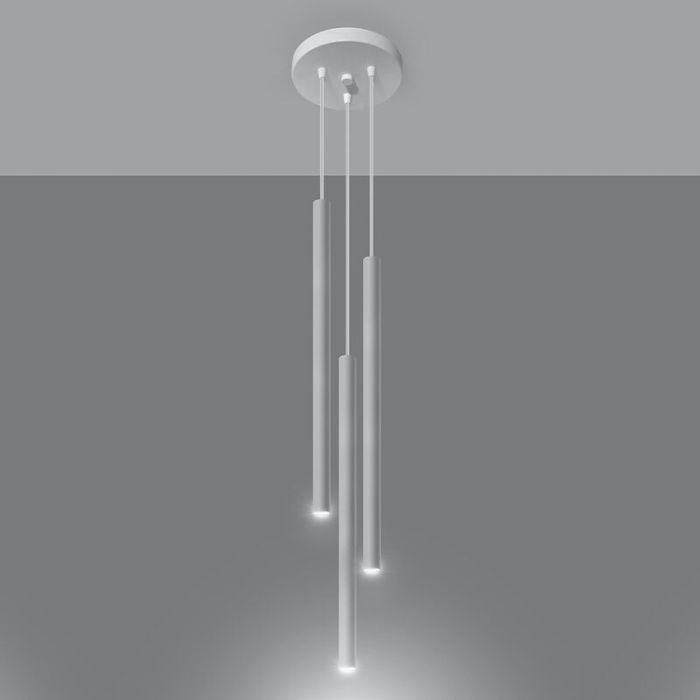 Aluminium pendler lampe hvid, Hillary