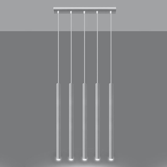 Aluminium pendler lampe hvid, Hillary