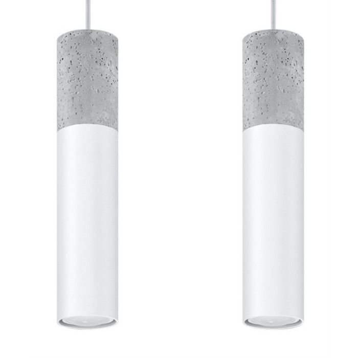 Beton pendler lampe grå, Fardou