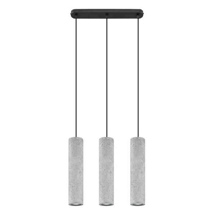 Beton pendler lampe grå, Feyza