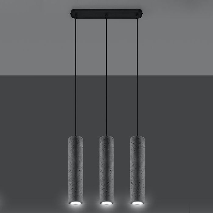 Beton pendler lampe grå, Feyza