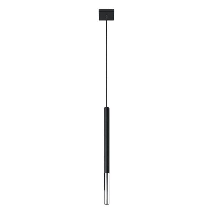 Aluminium pendler lampe krom, Ilonca