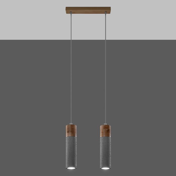 Beton pendler lampe brun, Ferron