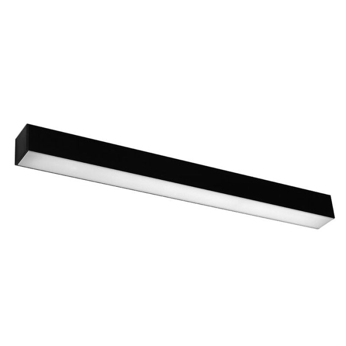 Aluminium væglampe sort, Mascha, 22W, 3000K LED