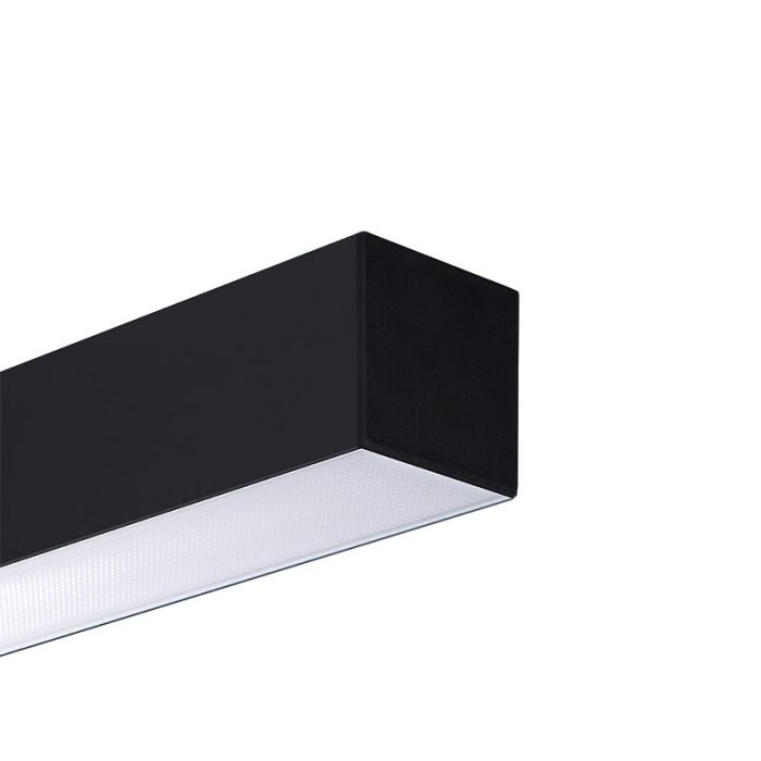 Aluminium væglampe sort, Mascha, 22W, 3000K LED