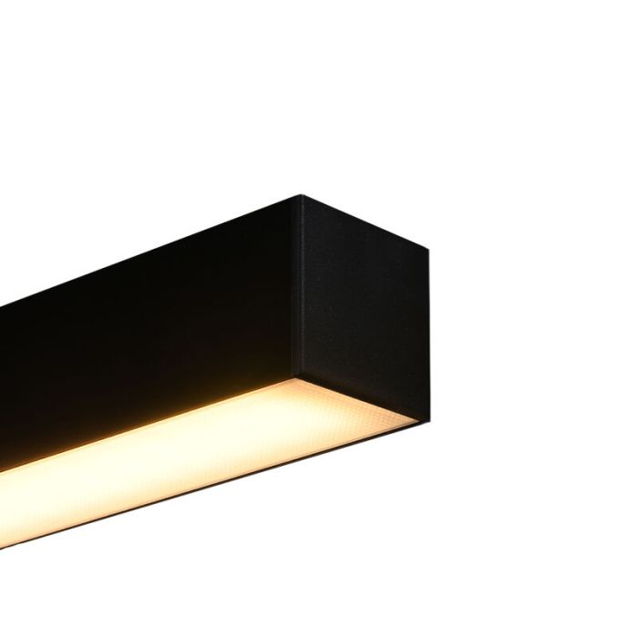 Aluminium væglampe sort, Mascha, 22W, 3000K LED