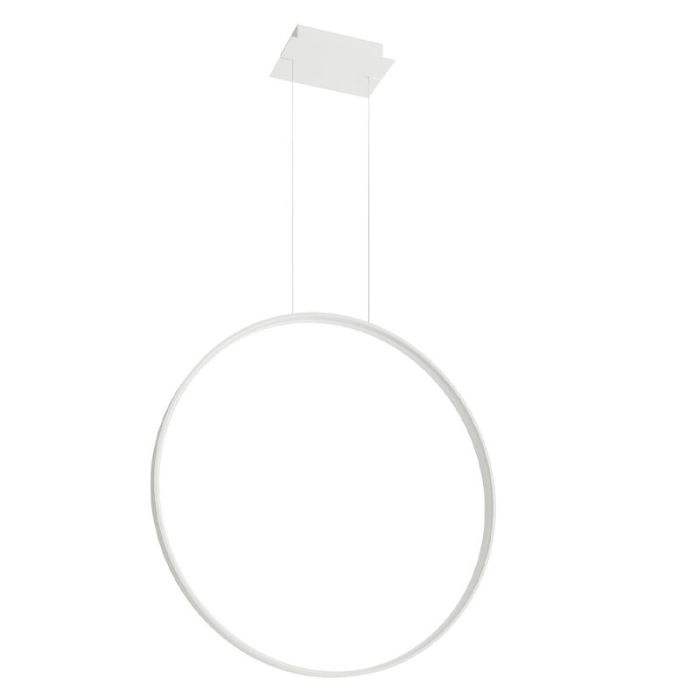 Aluminium pendler lampe hvid, Ringo, 50W, 3000K LED