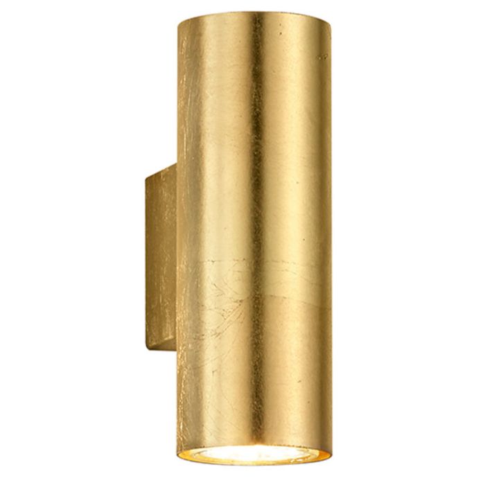 Guld up down væglampe modern, Adam