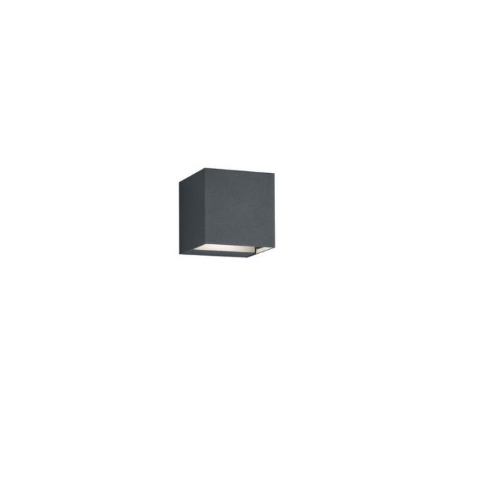 Antracit udendørslampe modern, Sejerby, 3W, 3000K LED, IP54