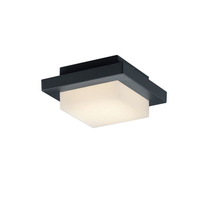 Antracit udendørslampe aluminium, Bletchley, 3,5W, 3000K LED, IP54