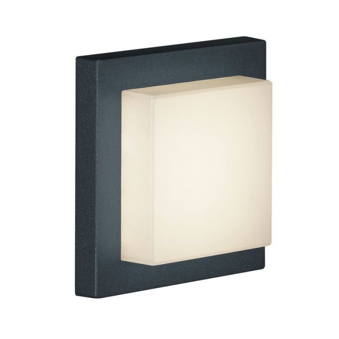 Antracit udendørslampe aluminium, Bletchley, 3,5W, 3000K LED, IP54
