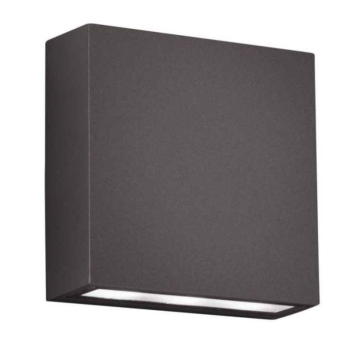 Antracit udendørslampe modern, Bridlington, 3W, 3000K LED, IP54
