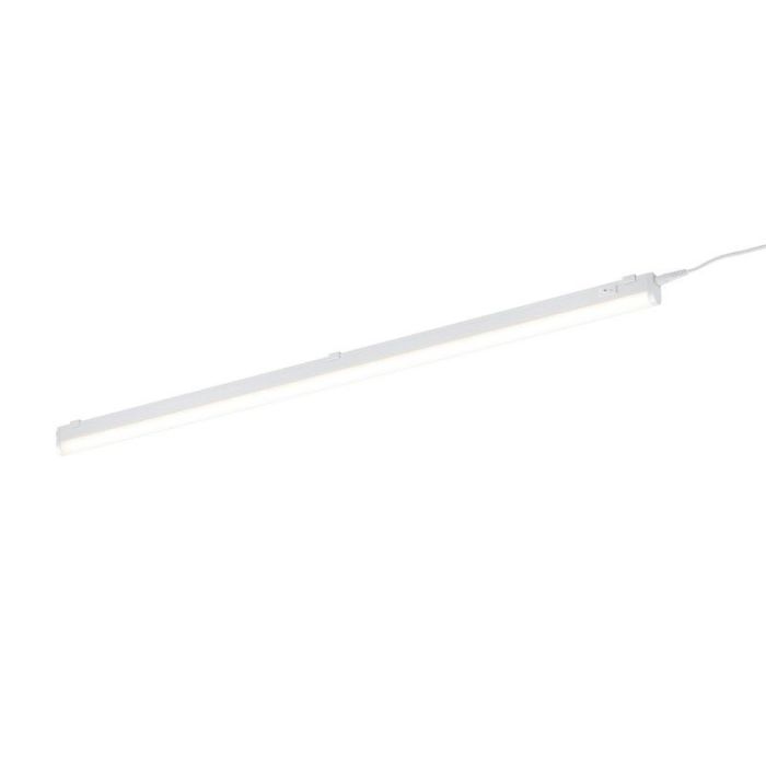 Hvid loftlampe plast, Irmak, 13W, 3000K LED, med brytare