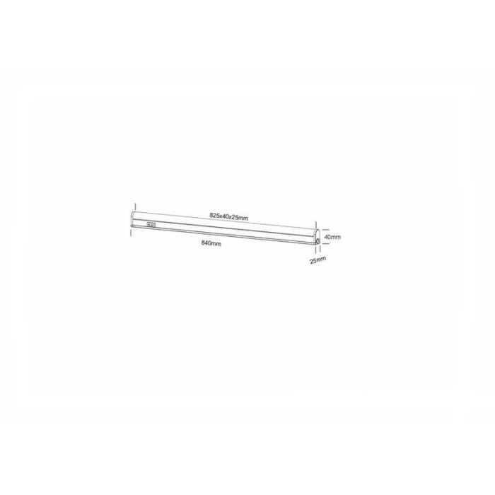 Hvid loftlampe plast, Irmak, 13W, 3000K LED, med brytare
