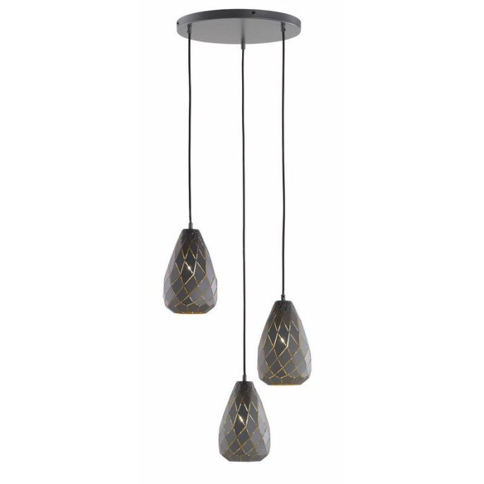 Antracit pendler lampe modern, Esrum
