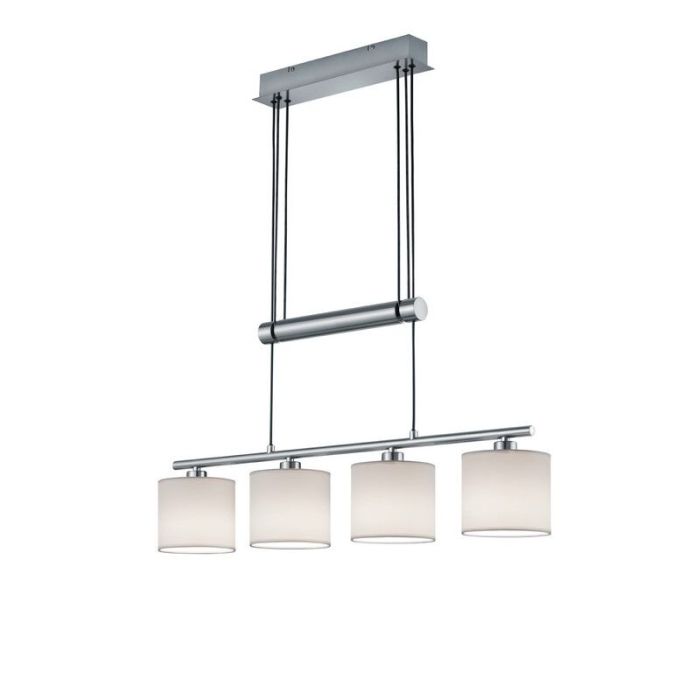 Nikkel pendler lampe metal, Nordby