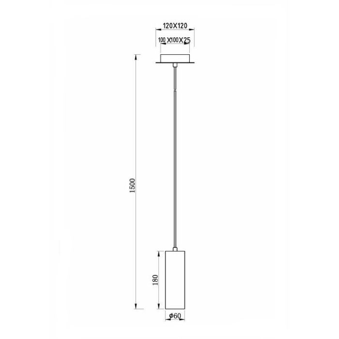 Sort pendler lampe modern, Kaso